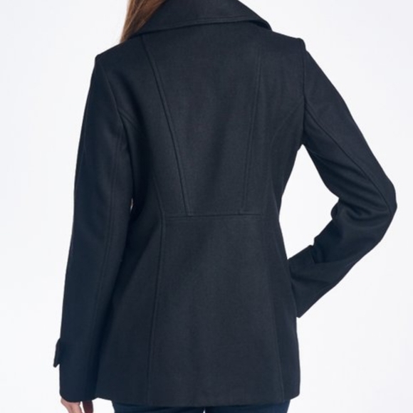 NWOT MICHAEL Michael Kors Double-Breasted Peacoat - Picture 4 of 5